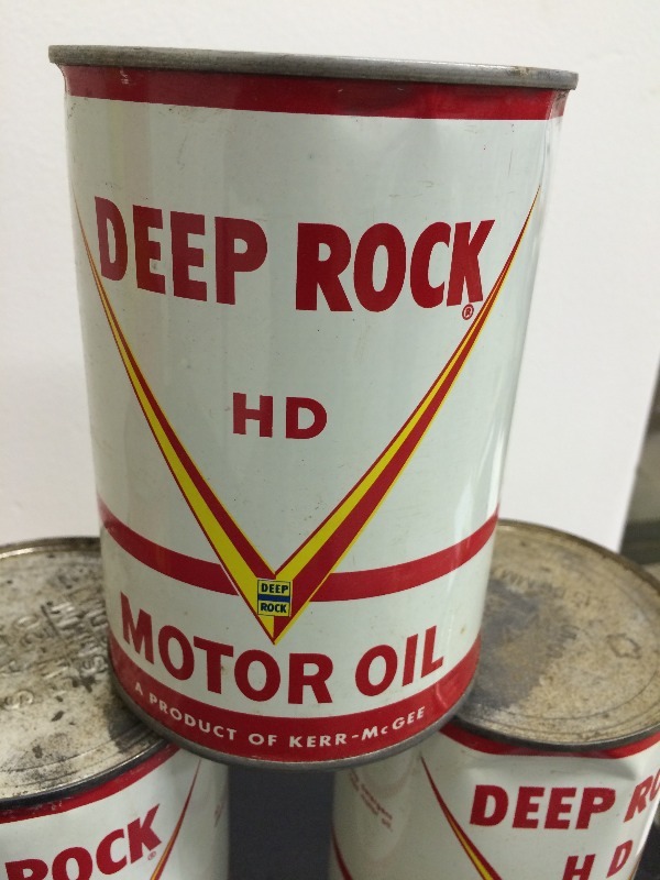Assorted Oil  Cans  Full   Lot of 9