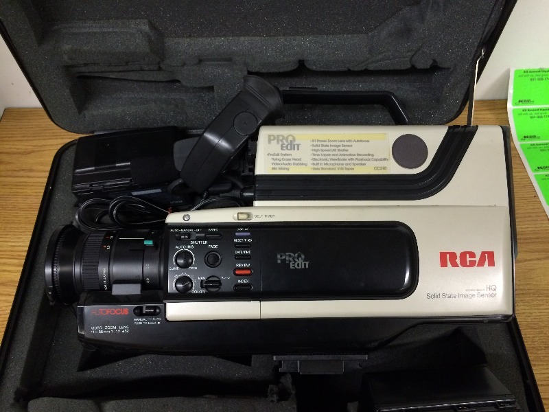 RCA Pro Edit Filming Camcorder  VHS