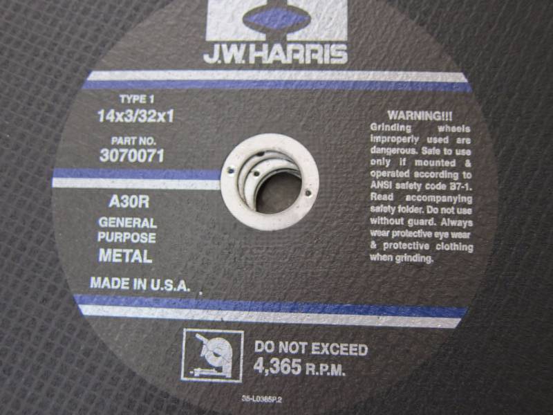 Chop Saw Cutoff Disks
