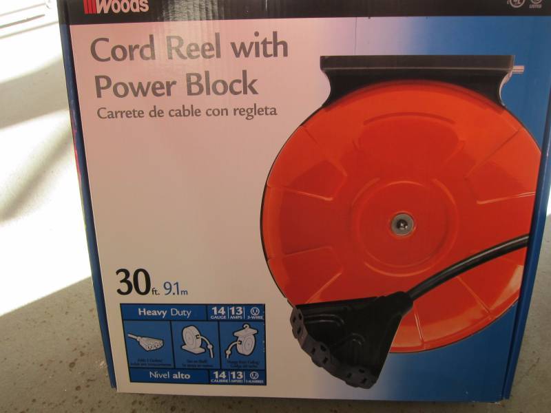 Cord Reel with Power Block