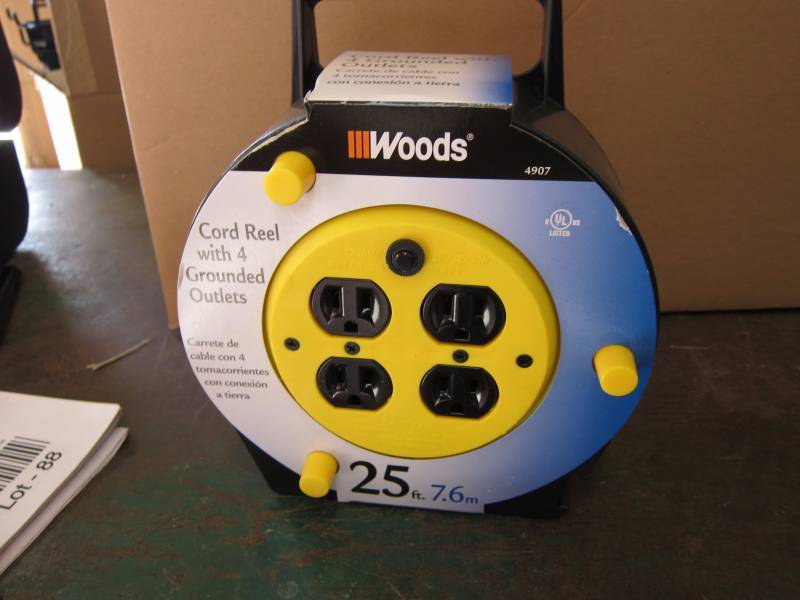 Cord Reel with Power Block