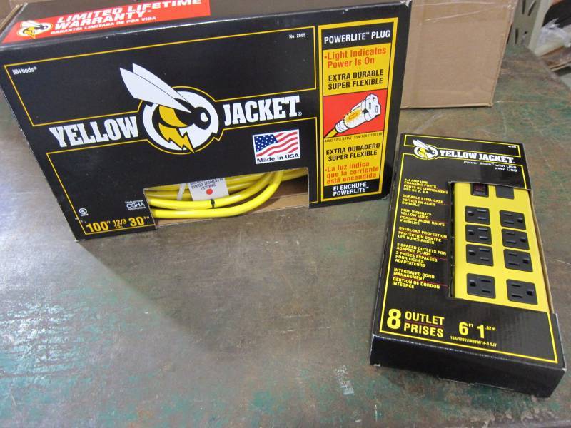 Heavy Duty Extension Cord and Power Block