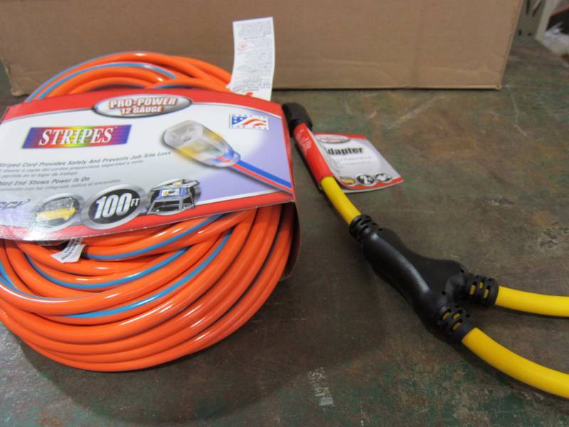 Heavy Duty Extension Cord and Y Adapter