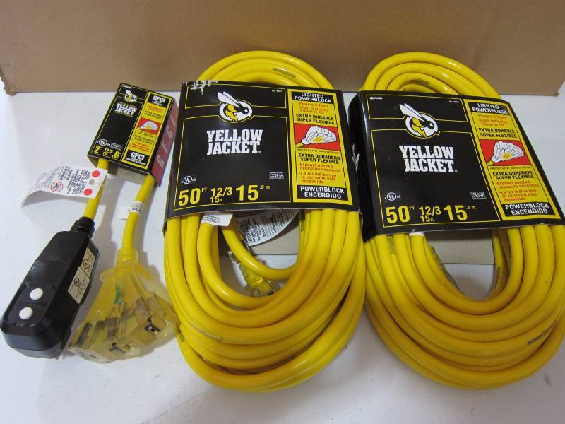 Heavy Duty Extension Cords and GFCI Power Block