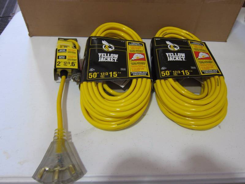 Heavy Duty Extension Cords and GFCI Power Block