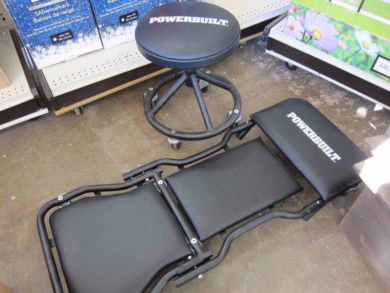 Mechanics Creeper and Stools