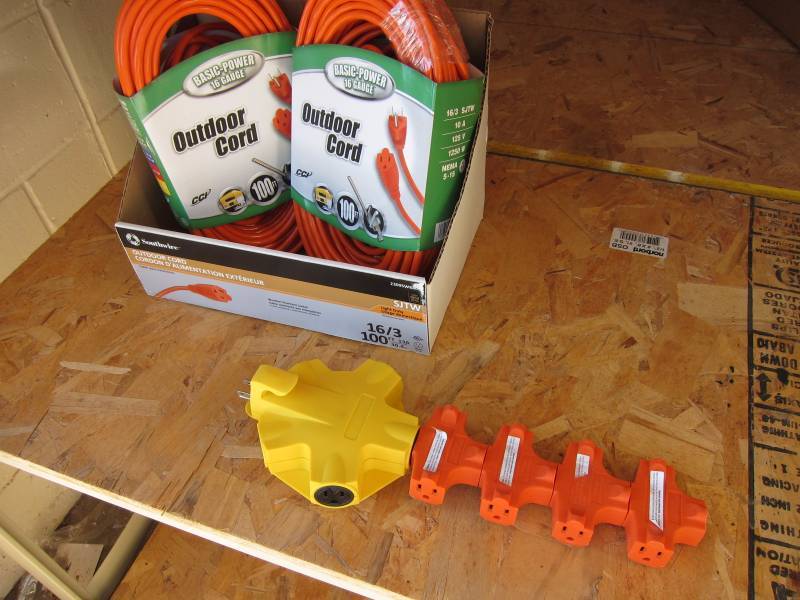 Extension Cords and Power Blocks