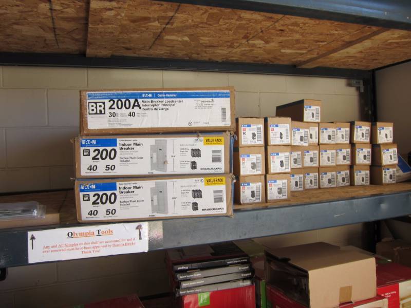 Electrical Service Boxes and Breakers