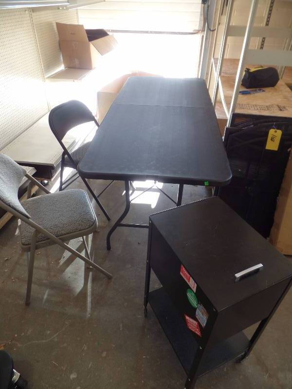 Table, Chairs and Work Cabinet