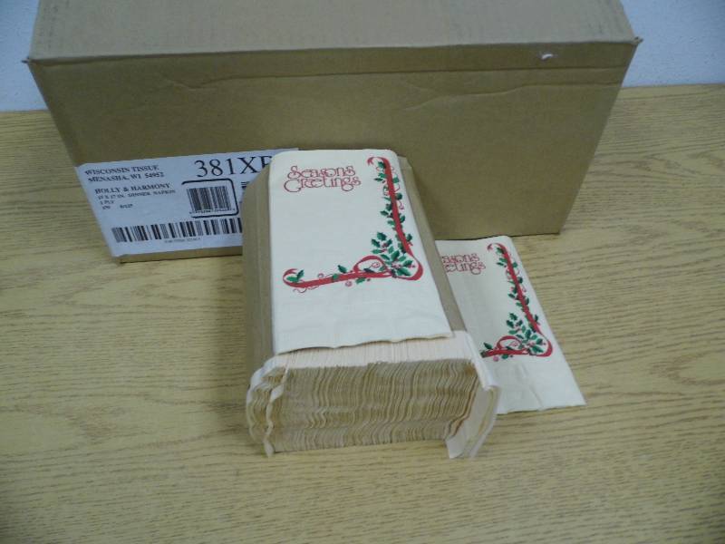 Seasons Greetings Dinner Napkins