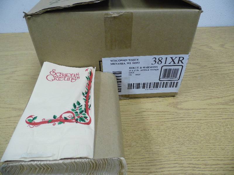 Seasons Greetings Dinner Napkins