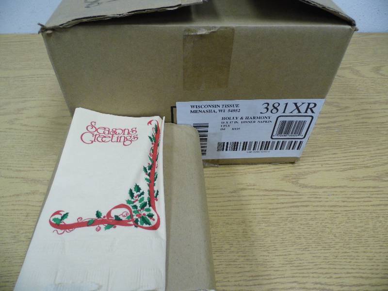 Seasons Greetings Dinner Napkins