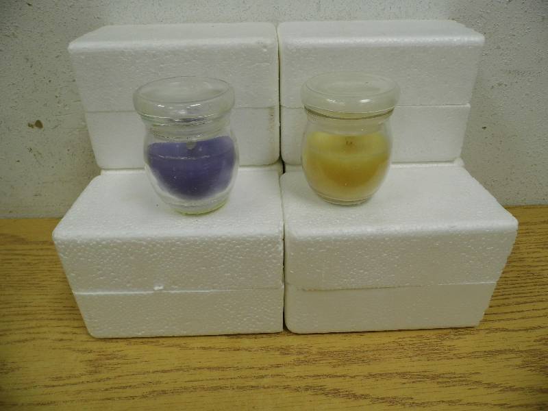 12 Battery Jar Candles
