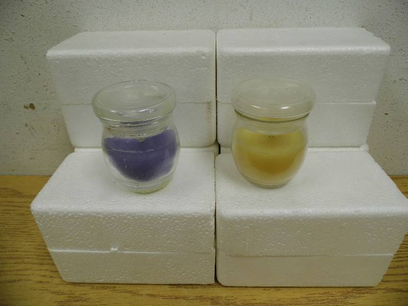 12 Battery Jar Candles
