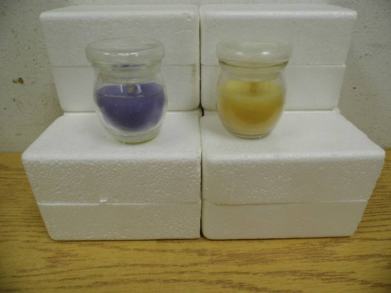 12 Battery Jar Candles
