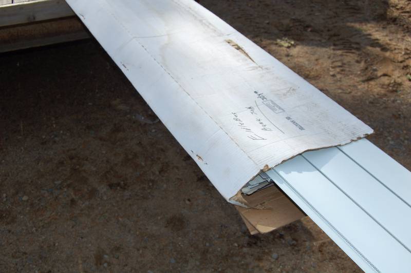 White Aluminum Soffit Panels