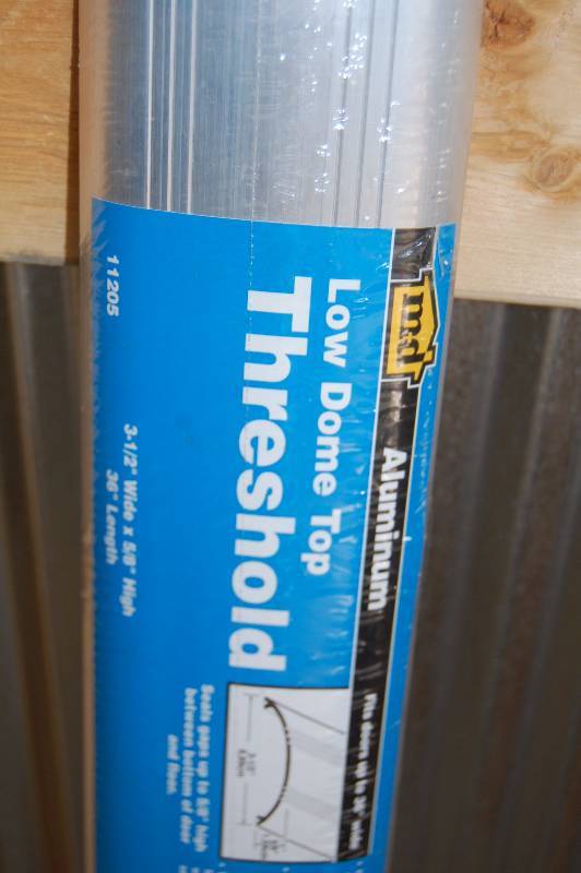 Low Dome Top Door Threshhold