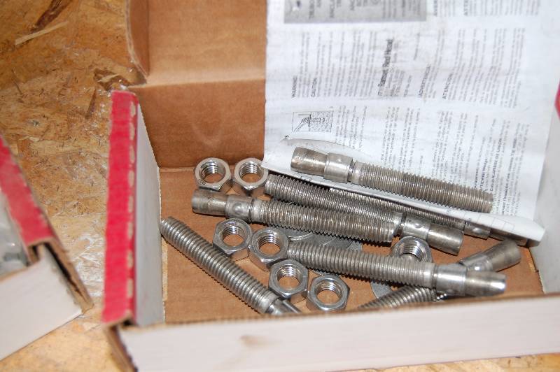 Assorted Concrete Anchors