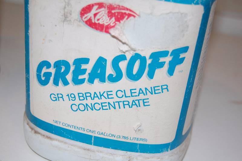 Bottles of Grease Off