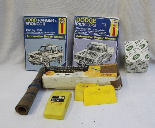 Misc. Auto Parts and Manuals