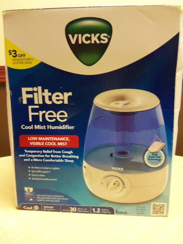 lot 64 image: Vicks Filter Free Cool Mist Humidifier