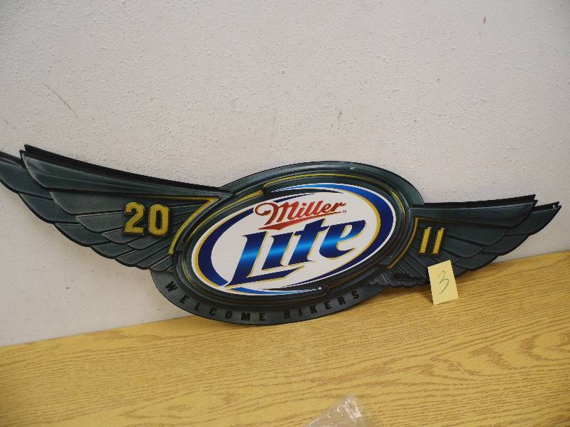 Miller Light Metal Sign