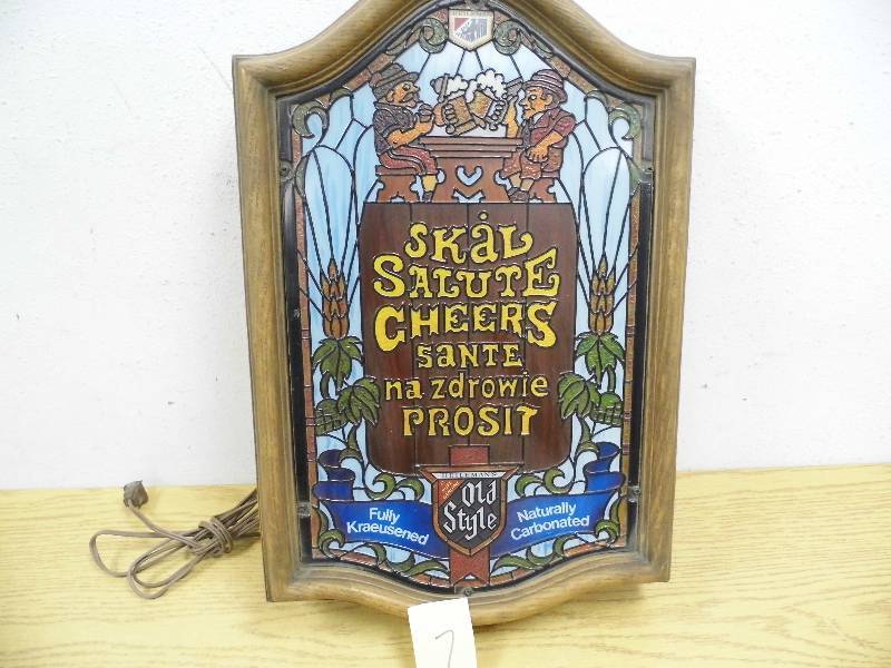 Old Style Lighted Sign