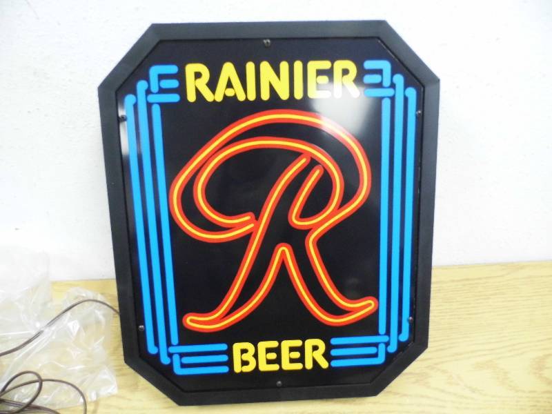 Rainier Beer Sign