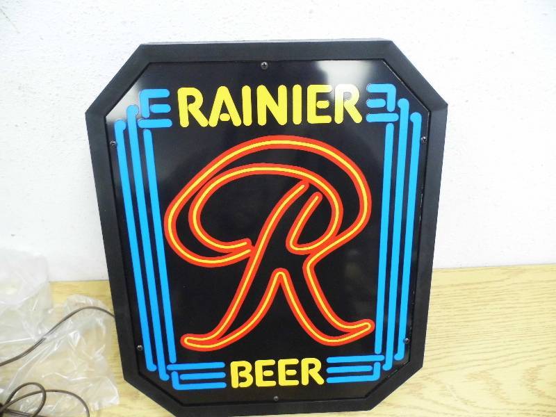 Rainier Beer Sign