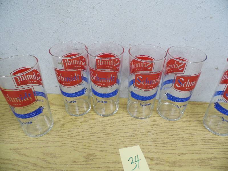 7 Schmidt 12 Liter Glasses