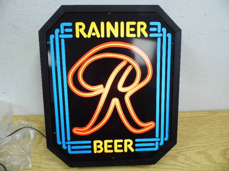 Rainier Beer Sign