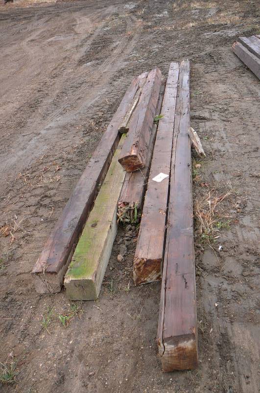 lot 5 image: 6 - 6x6 Spruce Poles 12 Average