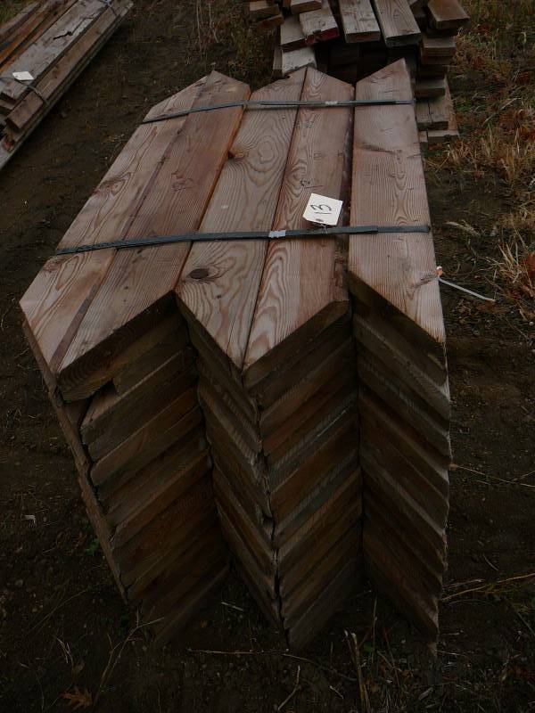 lot 13 image: 45 -2x6 Spruce 53 Angle Cut