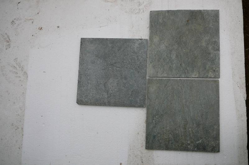 lot 103 image: 38 Boxes - American Slate 12 x 12 Beautiful Green Mist 10 Tiles per Box