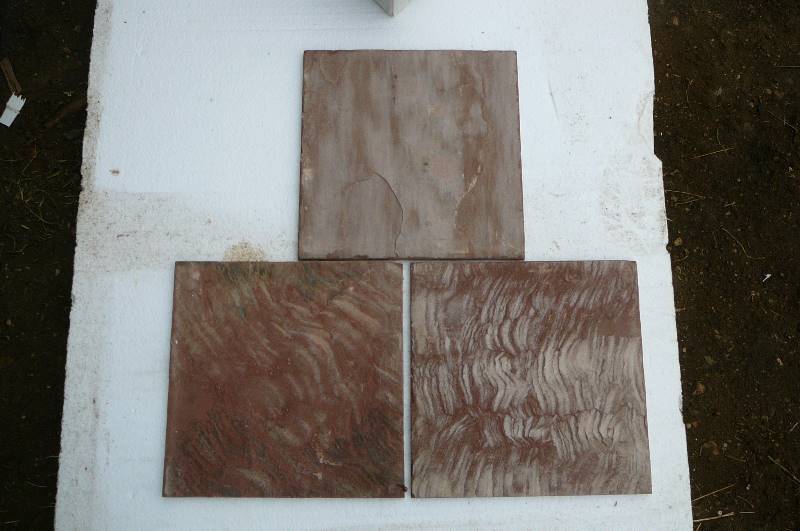 lot 104 image: 43 Boxes - American Slate 12 x 12 Terracotta color 10 Tiles per Box