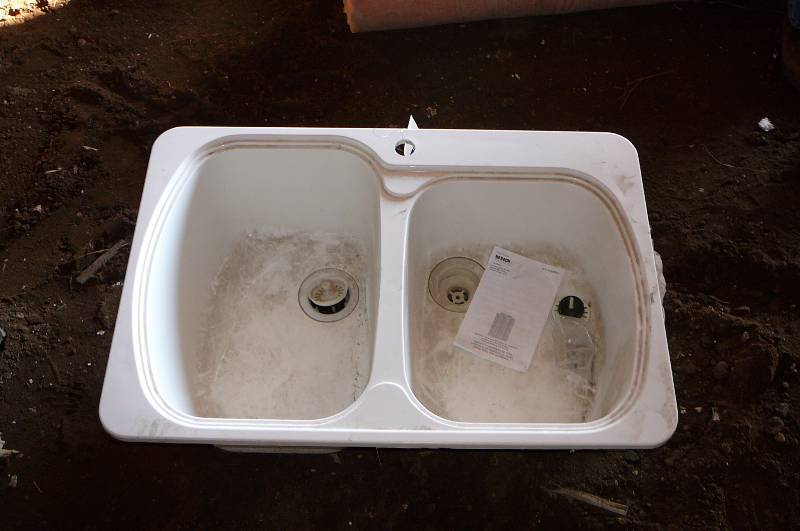 lot 238 image: Kohler Double Sink