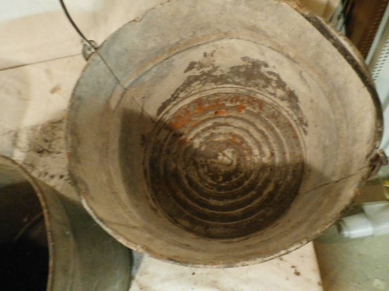 3 Galvanized Buckets