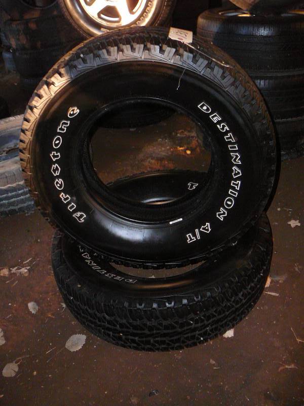 Tires Firestone Destination AT MTS 90%  Tread
