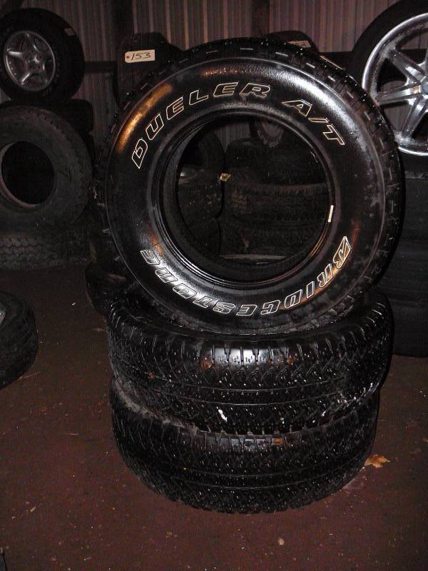 Tires Bridgestone dueler ATRWO Load Range E 40% Tread