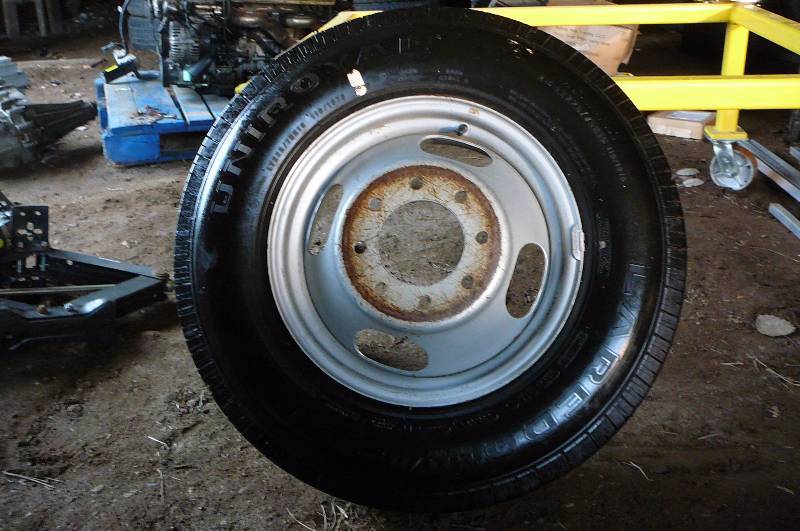 Uniroyal Laredo Load Range d Mounted on 8 hole Bad Rim