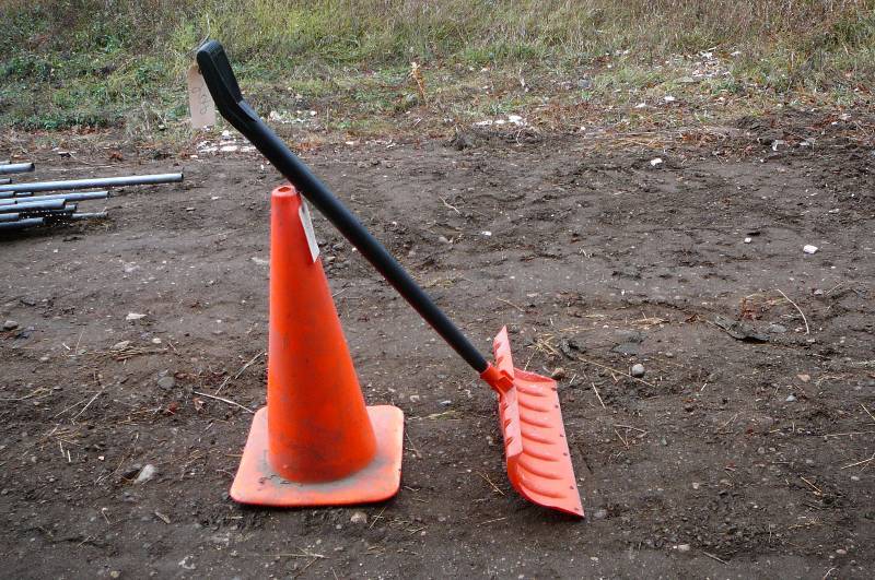 Safety Cone & Shovel