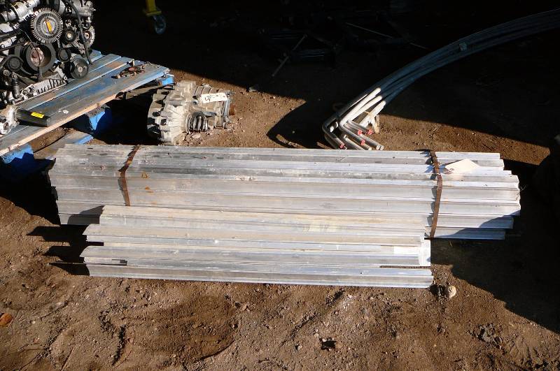 Semi- Trailer Tarp System with Alum - Uprights & Crossbows