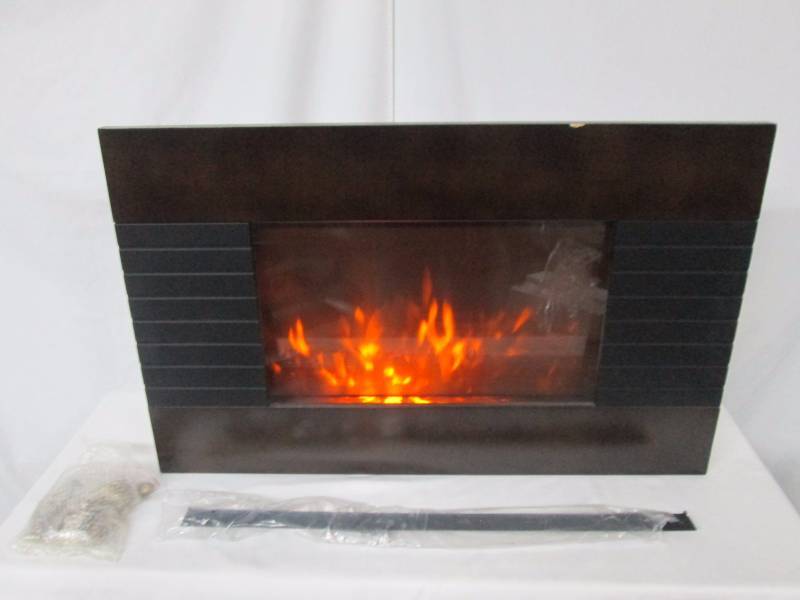 HomeEasy 1500 Watt Wall Mount Electric Fireplace