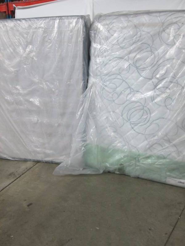 Sealy Tuberose Firm Queen Mattress and Box Spring