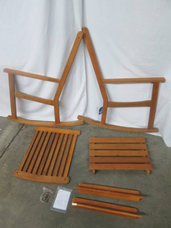 International Caravan Large Outdoor Rocking Chair