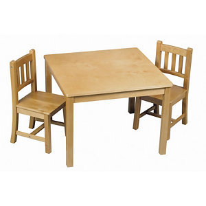 Guidecraft Mission Table & Chair Set