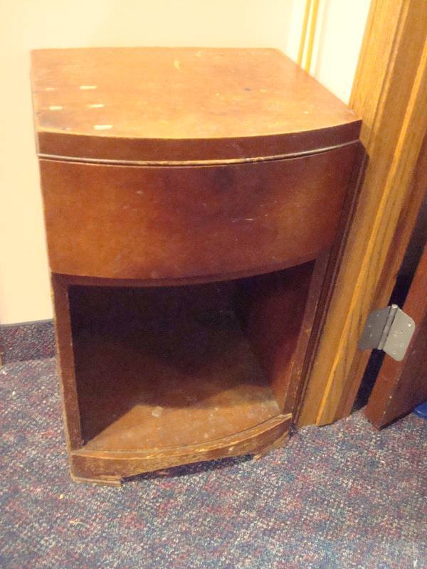 Wood Nightstand, Lots Of Wear