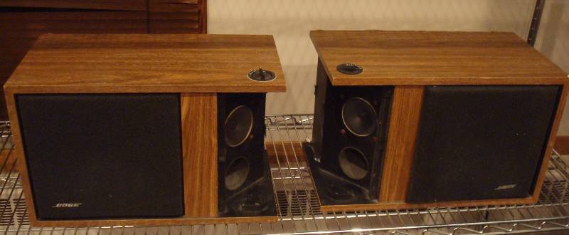 Pair Of Bose 301 Speakers, Used, Lots Of Wear, UNTESTED