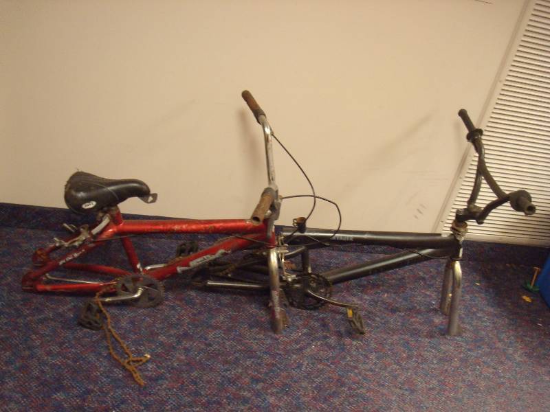 Pair Of Bike Frames, For As Is For Parts