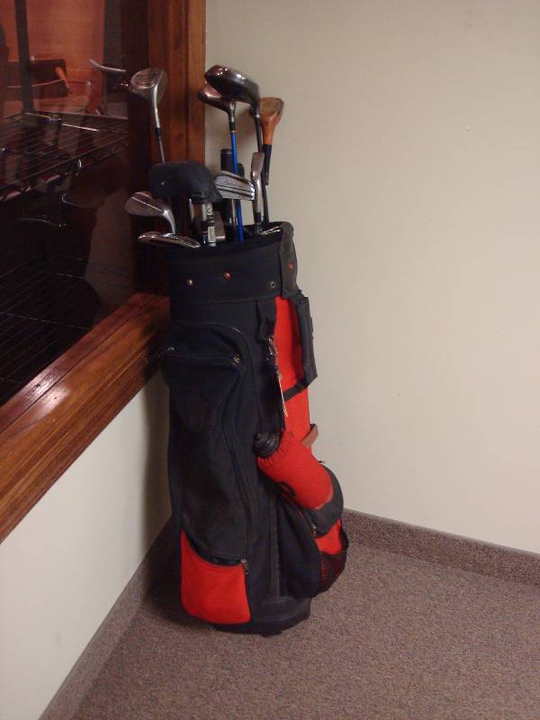 Set Of Golf Clubs And Bag, Used, Some Wear